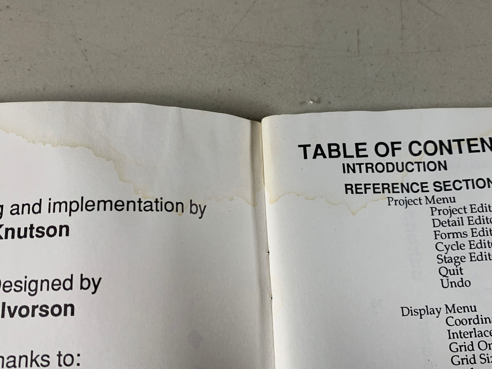 Vintage 1990 Imagine Reference Manual Only 3D Animation Rendering System Amiga