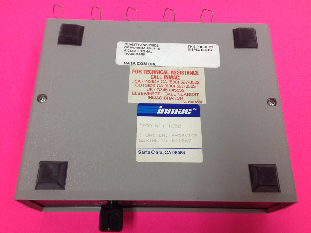 INMAC - A-B Switch - Model 1852 - T-Switch 4-Device