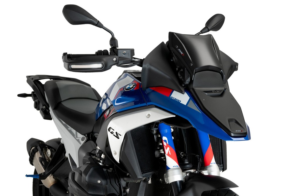 PUIG Headlight Protector - Matte Black - Headlights & Components