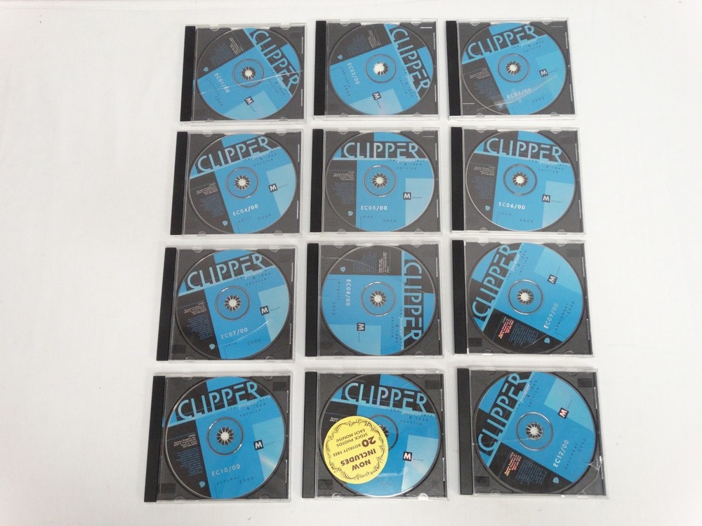 Dynamic Graphics Electronic Clipper Clip Art Library Jan. - Dec. 2000 Complete