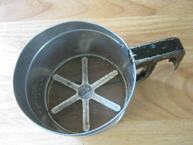 Vintage Foley Flour Sifter Kitchen Gadget