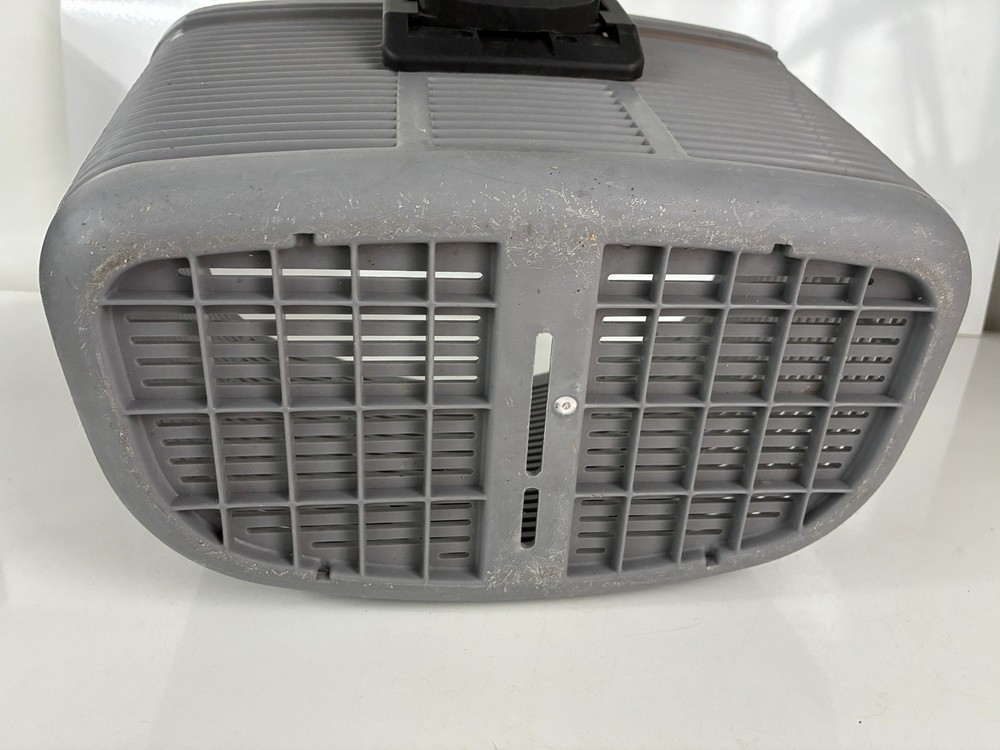 Flinger Grey Bike Basket With quick release adjustable mount system