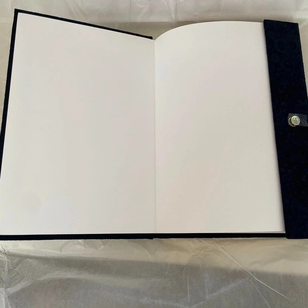 Christian Dior note notebook Navy Velvet cover