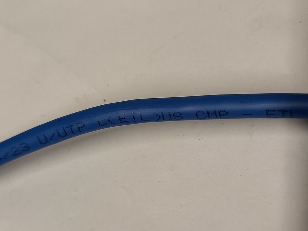Commscope CS34P 23/4P Cat6 U/UTP WebTrak Plenum CMP Network Cable Blue /100ft