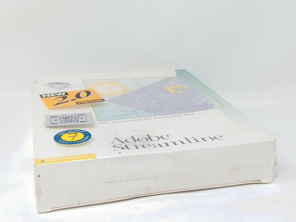 Vintage Adobe Streamline 2.0 for Mac - NEW SEALED