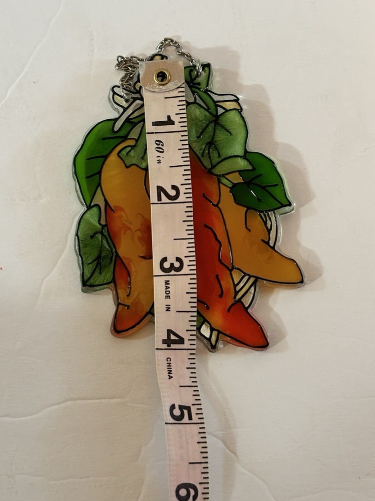 Stained Glass Pepper Sun Catcher