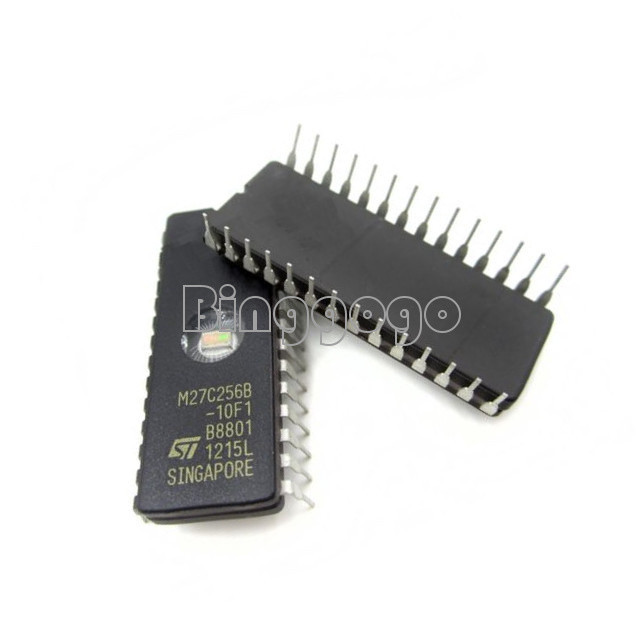 2pcs IC M27C256B-10F1 27C256 CDIP-28 ST