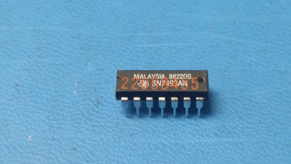 (5 PCS) SN7493AN TI 4 bit Binary Up Counter PDIP-14