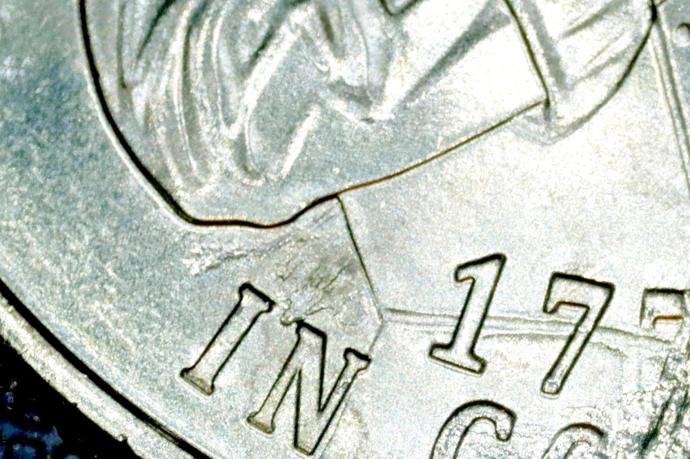 2026 P Mayflower Compact Quarter with a Struck-Through and Feeder Finger Errors