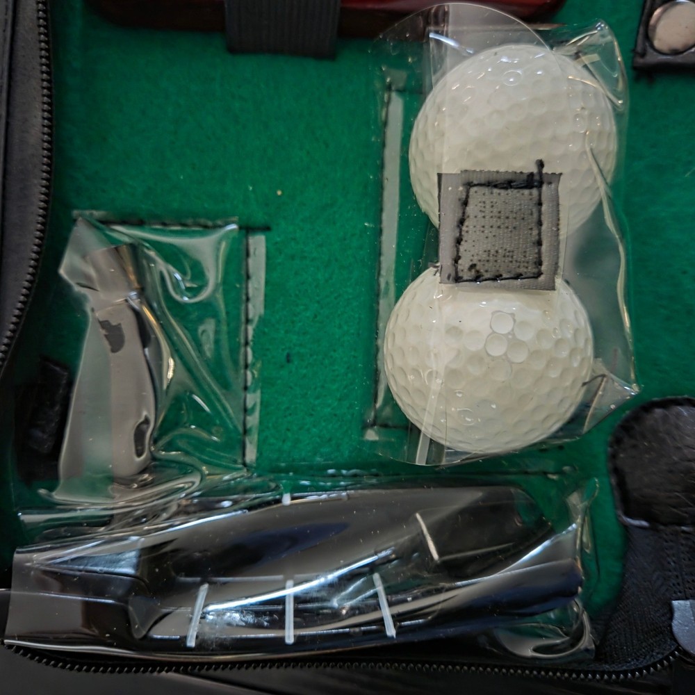 Executive Golf Putting Practice Kit Portable Indoor Putter Training Tool Office