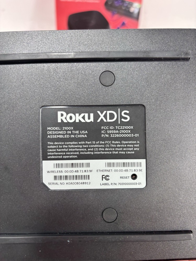 Roku XDS 2100x - Streaming Player Unit Remote Adapter