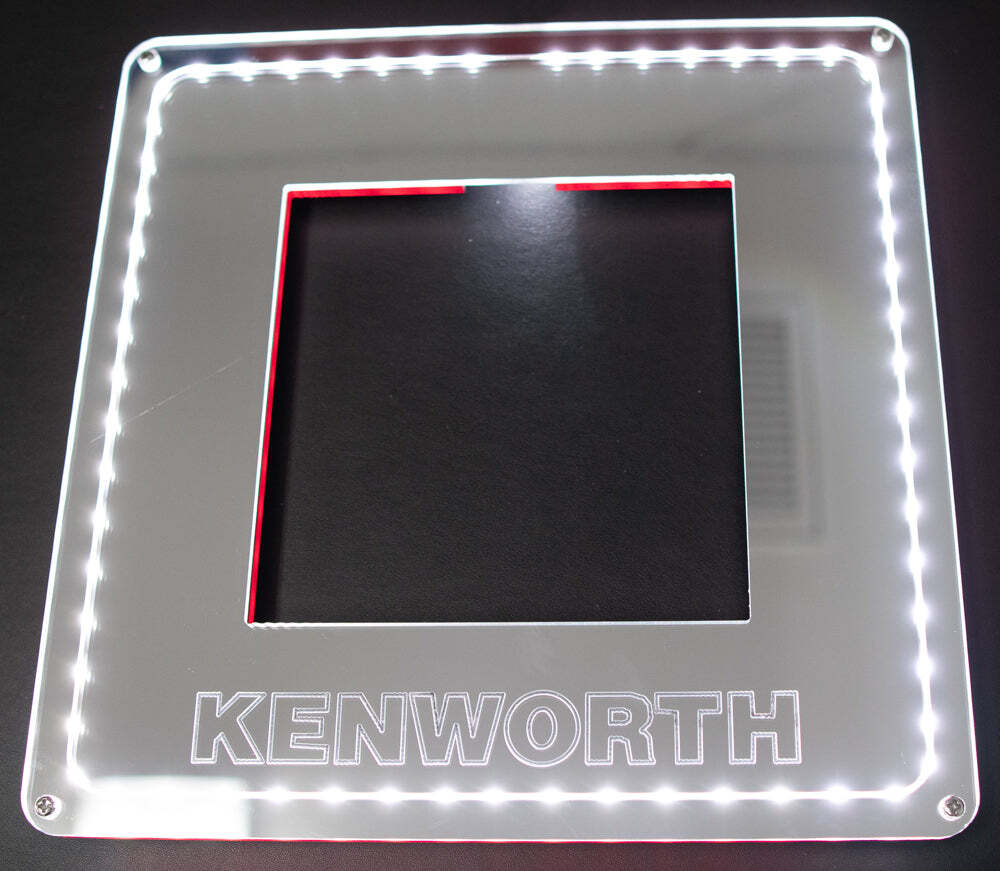 Kenworth W800, W900 Shift Boot Blue Led Red Bottom Custom