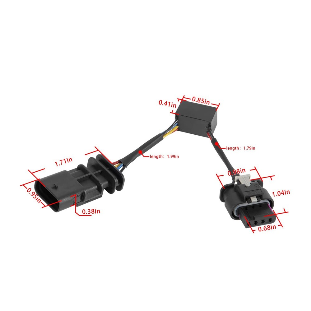 Z-LKR-OEM Locker Sensor Bypass Wiring Harness, Locker Sensor Plug Connector