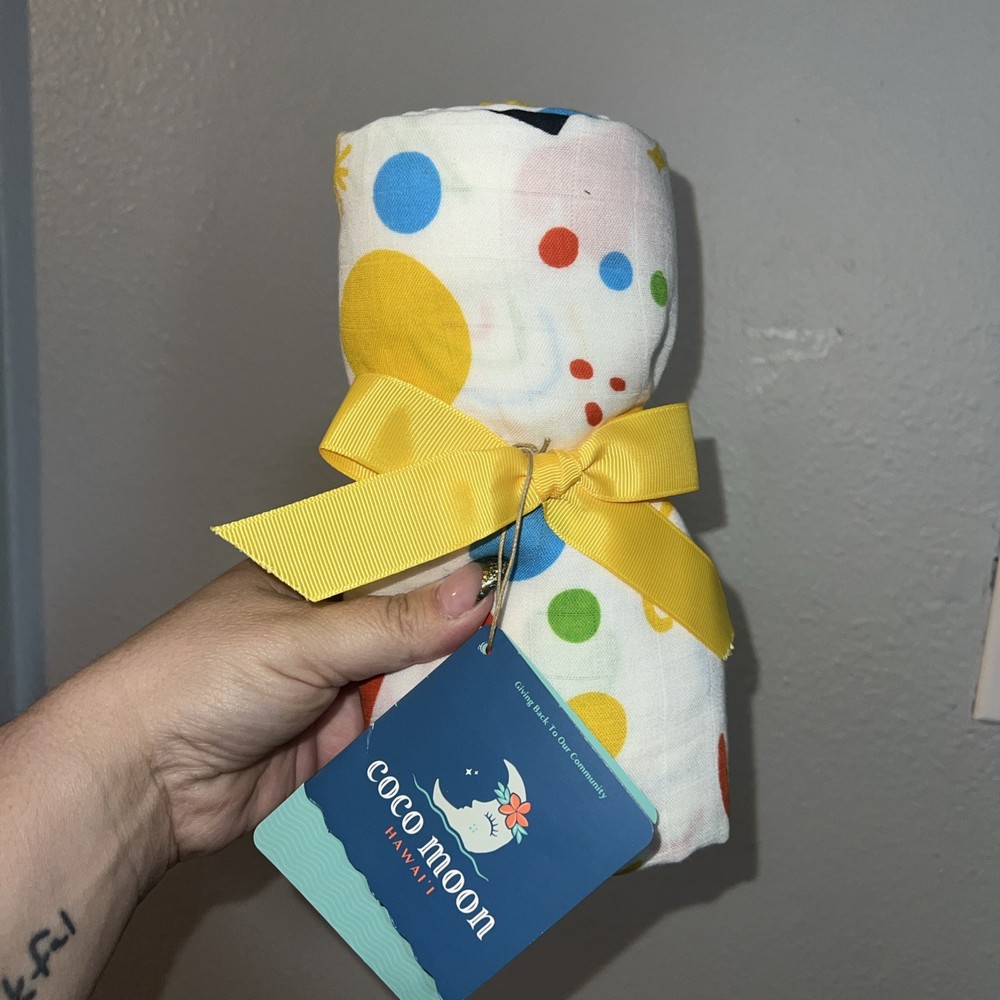 NWT Coco Moon branded baby blanket