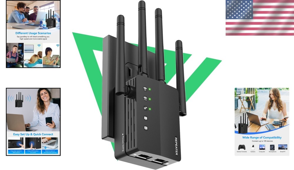 Multi-Device Support WiFi Range Extender