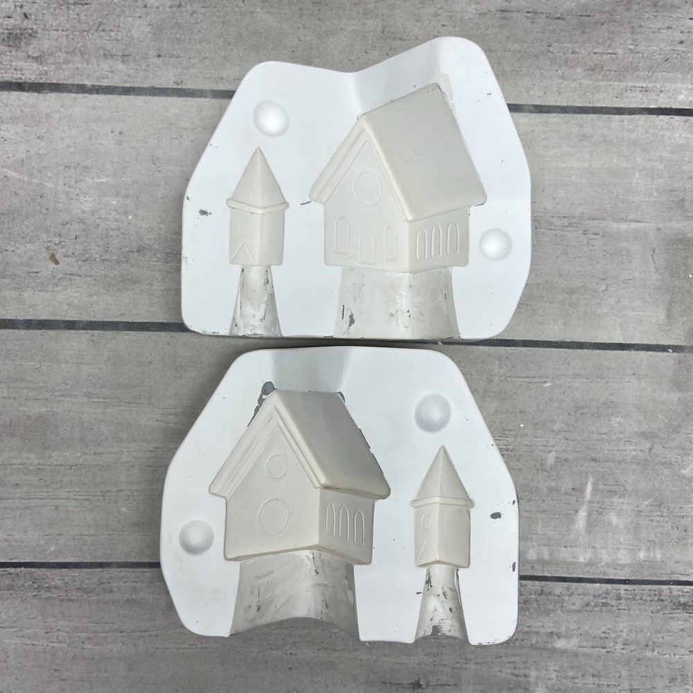 2014 Clay Magic Ceramic Casting Mold Glitter Church #3731