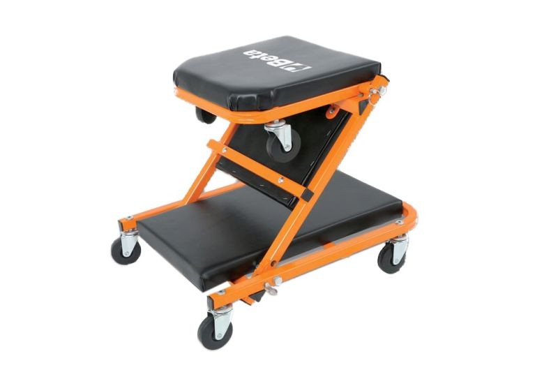 Workbench with stool function