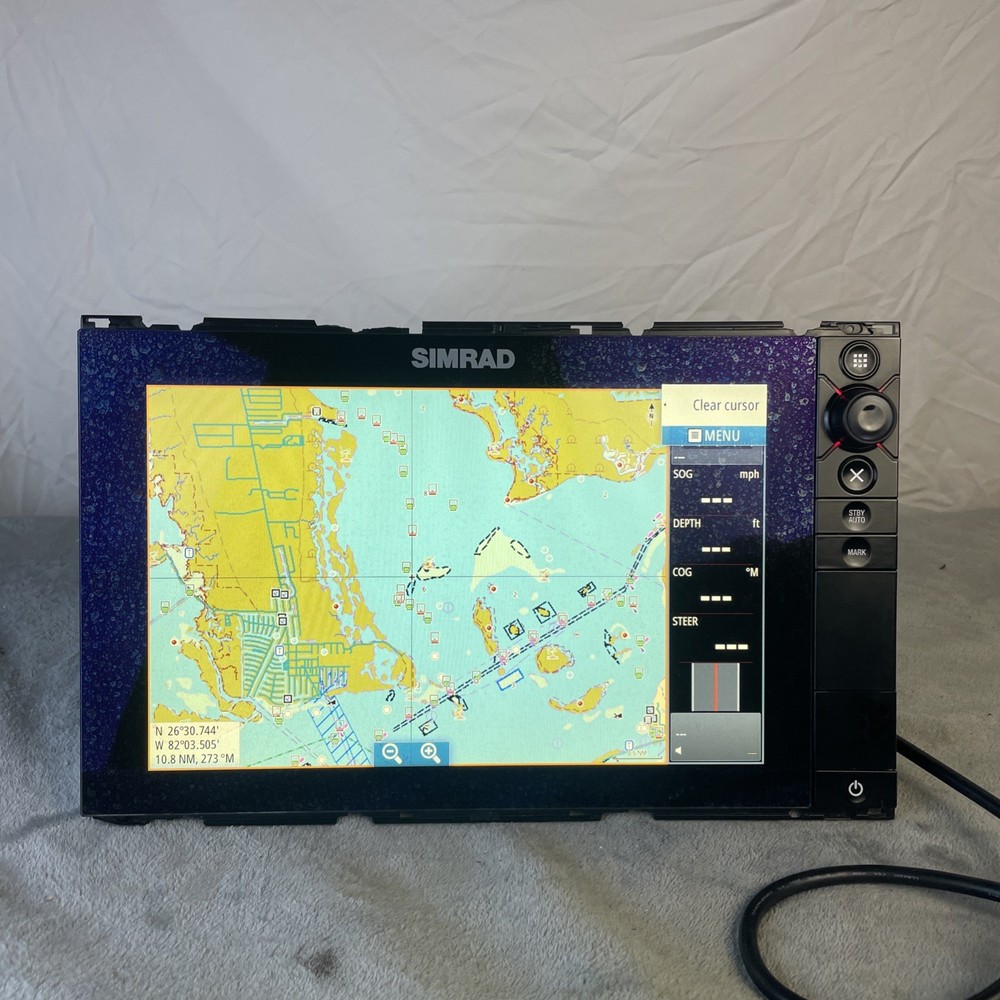 Simrad NSS12 Evo2 12" Touchscreen MFD Chartplotter Head Unit With Power Cord