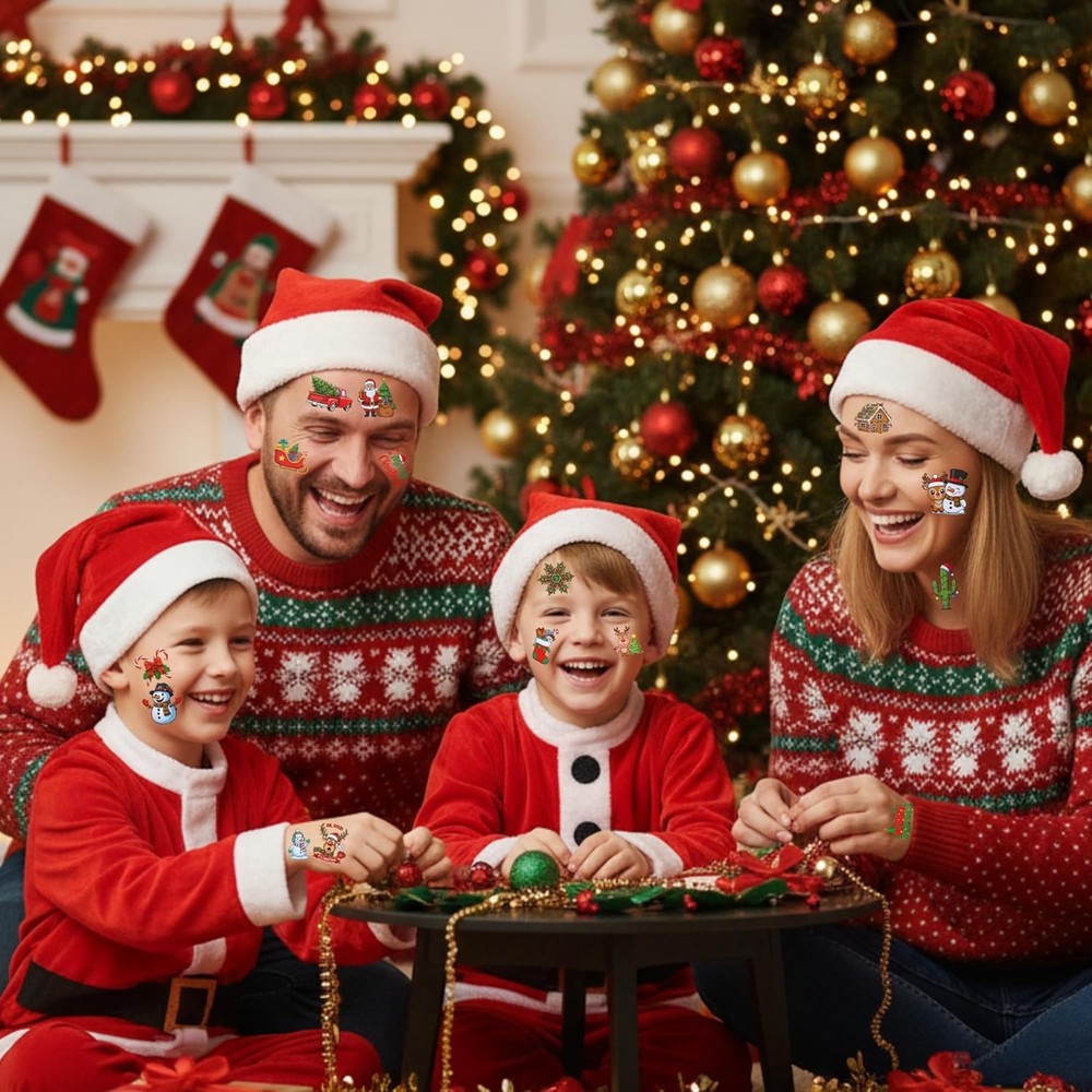 Christmas Temporary Tattoos | Medium, tattoos - V1