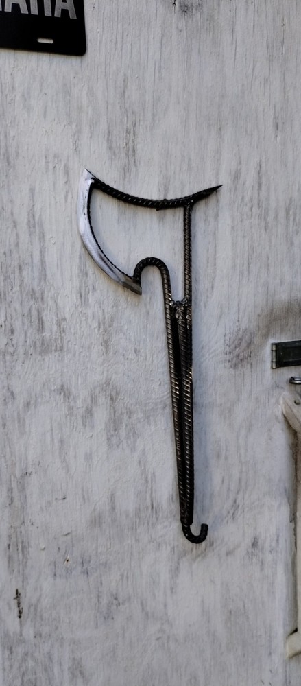 Handmade Rebar Axe