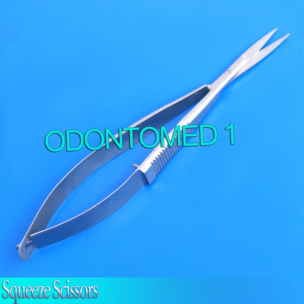 4" Spring Squeeze Scissors Straight Embroidery