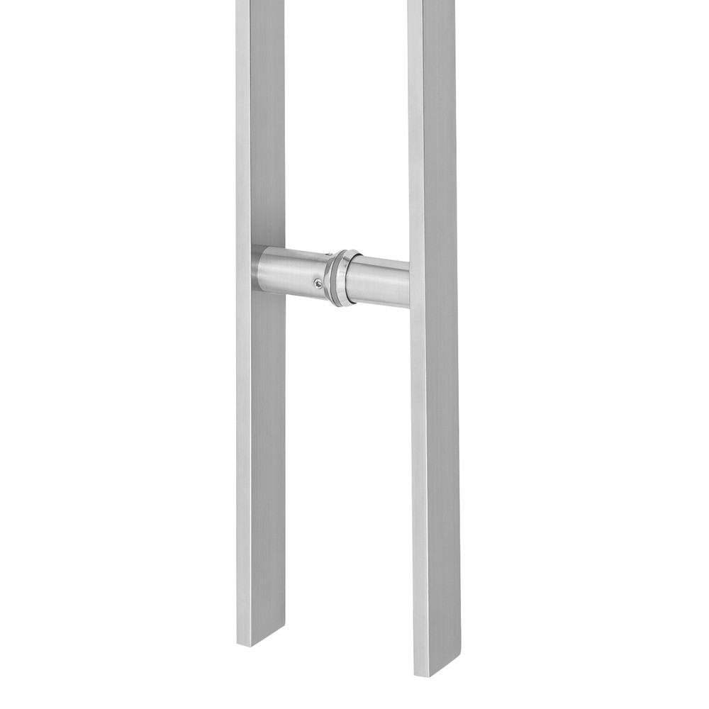 Double Sided Stainless Steel Door Handle Commercial H Shape Door Pull Handle