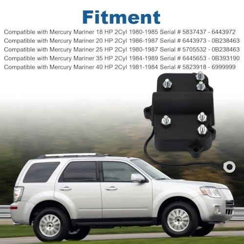 Switch Box Ignition Pack Compatible with Mercury Mariner Outboard Engine 18HP