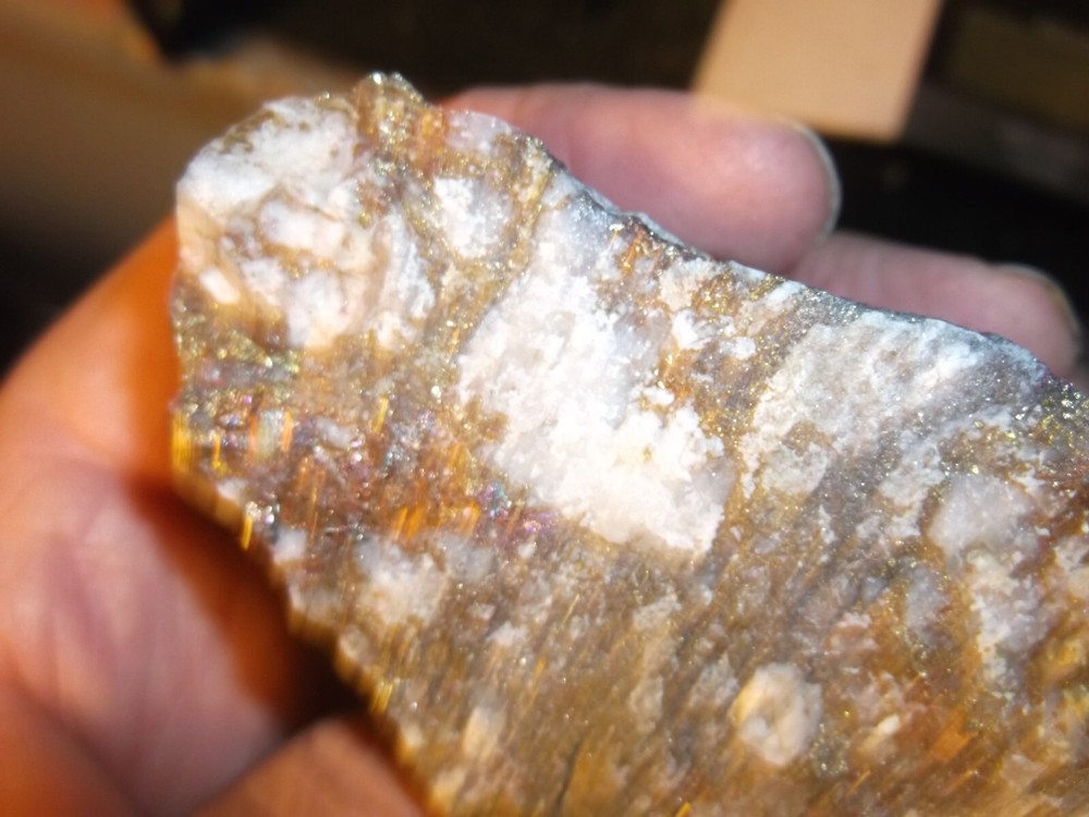 Gold, silver, copper, 287 grams samples ,ore high grade .
