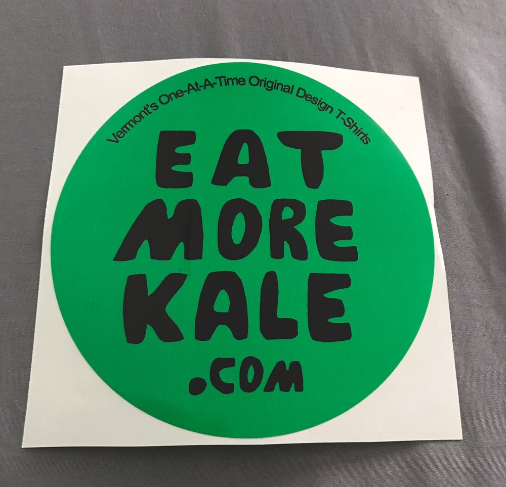 Vermont’s Eat More Kale.com Sticker