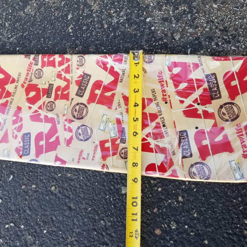Raw Rolling Papers Skateboard Deck Still in the Plastic NEW