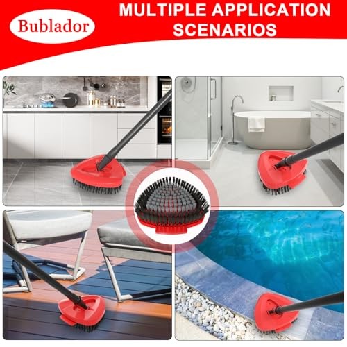 Pack Scrubber Mop Replace Head Compatible with O Cedar EasyWring 1 Tank,Spin 2