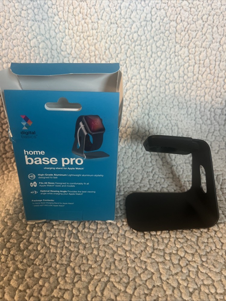 Digital Basics Apple Watch Home Base Pro Charging Stand - Space Black