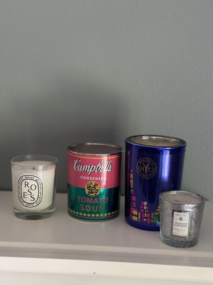 A Bundle Of Designer Candles ( Used)