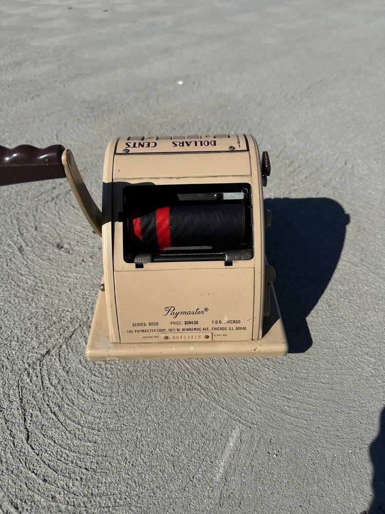 PayMaster Ribbon Machine Series 8000