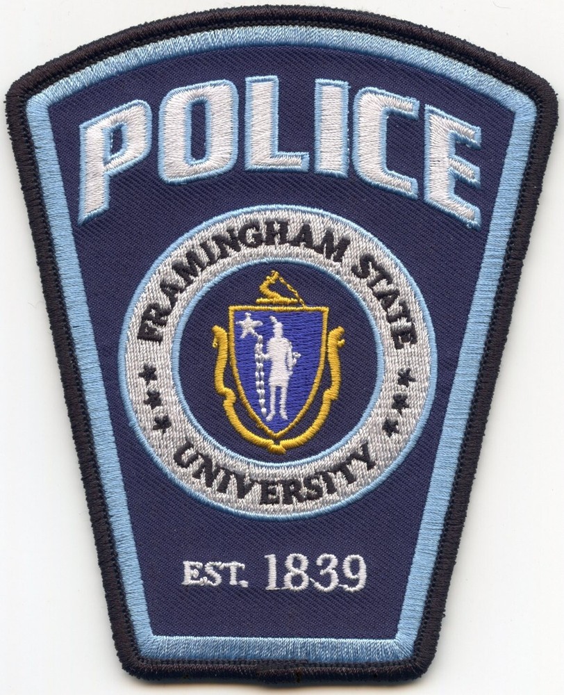 FRAMINGHAM STATE UNIVERSITY MASSACHUSETTS CAMPUS POLICE PATCH