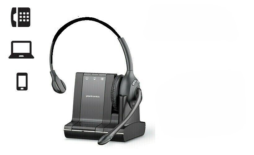 Plantronics Savi W710 Multi-device Noise-Cancel Wireless Headset System. *Great*