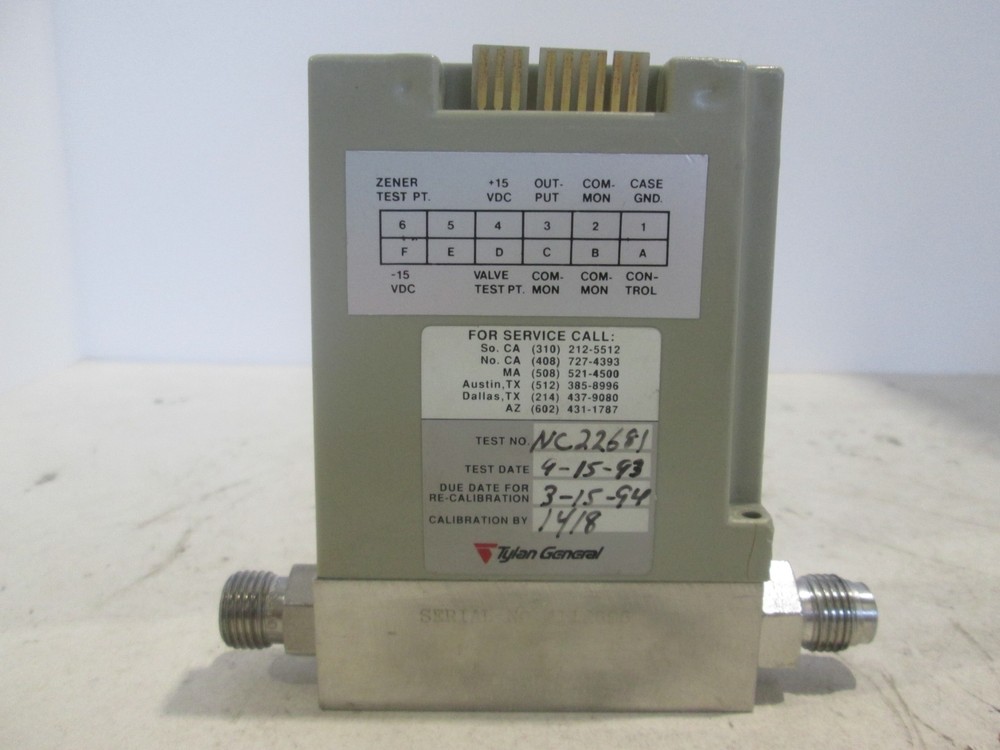 ASM, AFC-260, Mass Flow Controller, 200 SCCM, N2, Used