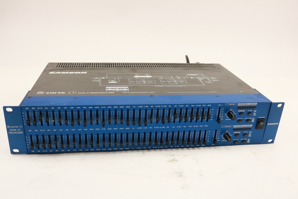SAMSON S Curve 231 Graphic Equalizer Dual 31 Band AS IS