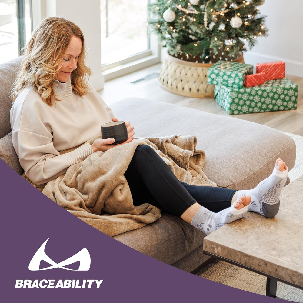 Braceability Neuropathy Socks (Pair) - Peripheral Neuritis Compression Diabetic