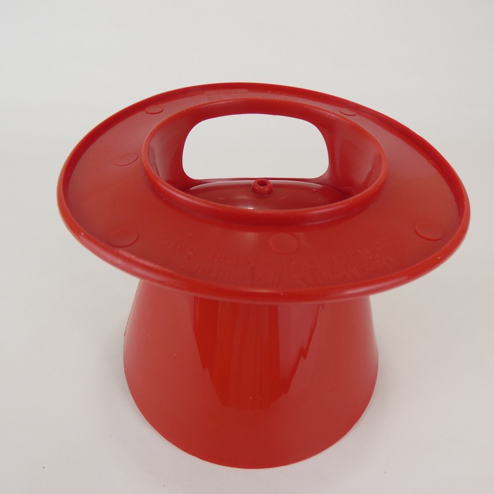 Melitta Pour Over Coffee Maker Red 1 Cup Plastic Brewing Cone Filter No 2 USA