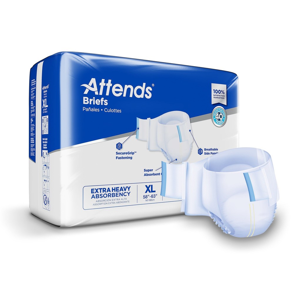 Attends® Extra Heavy Absorbency Briefs, X-Large