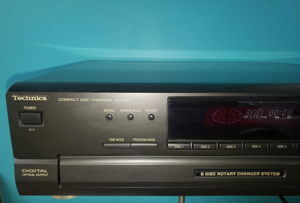 Technics SL-PD5 CD Changer 5 Disc Rotary CD Changer *FULLY REFURBISHED*