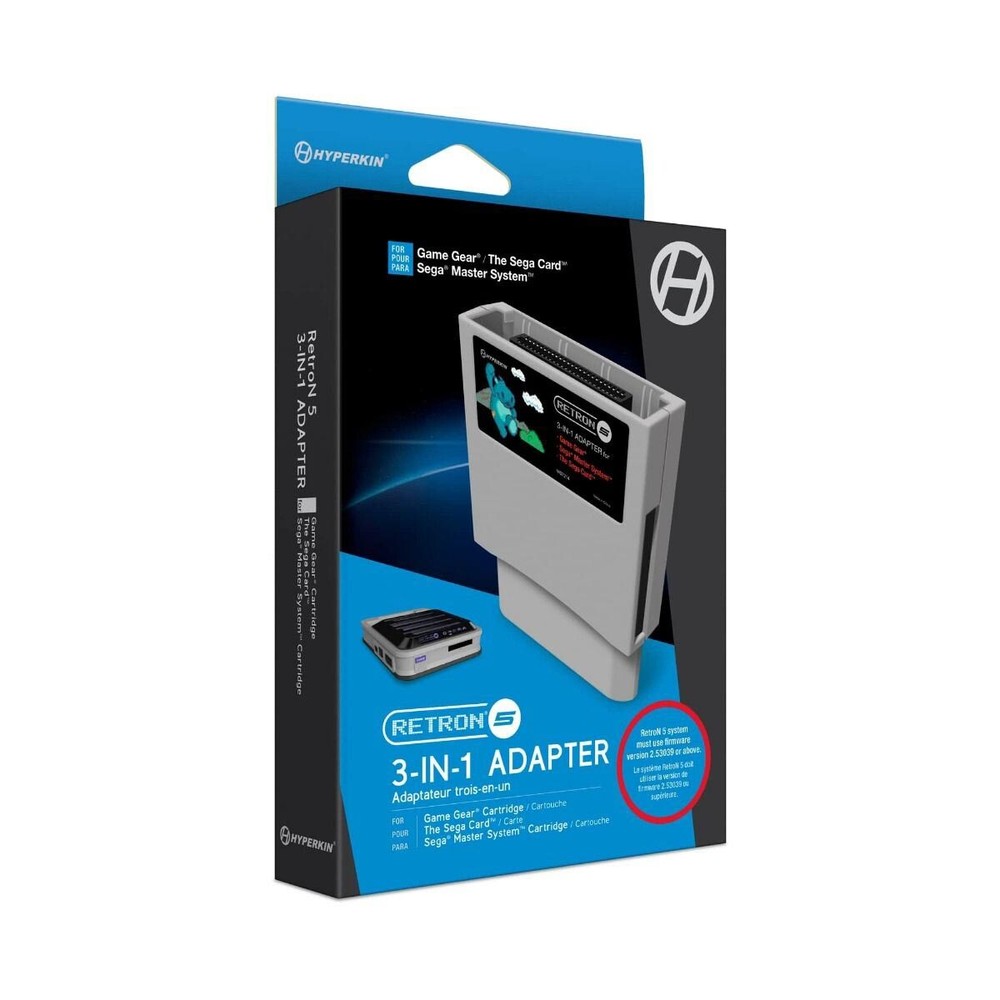 Hyperkin RetroN 5 3-in-1 Adapter for Game Gear/Master System/Master System Card