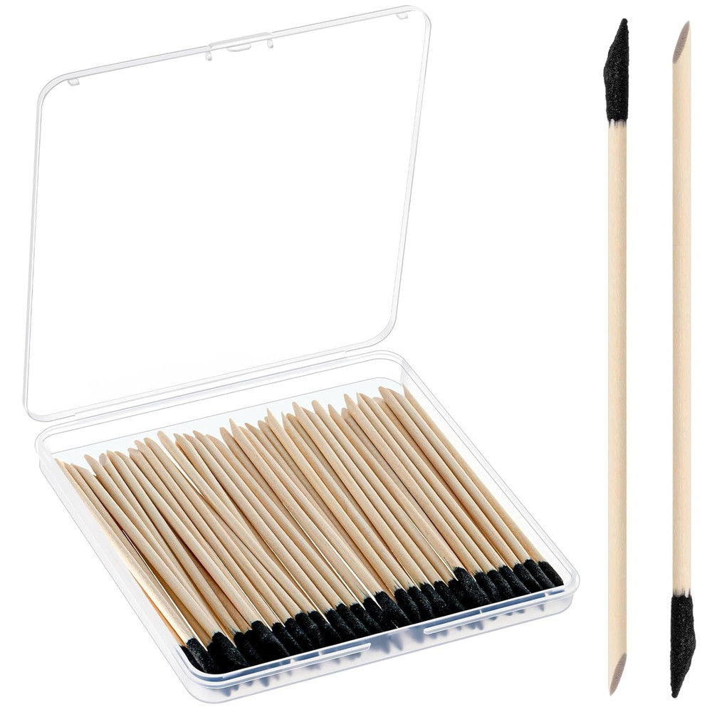 60 Pack Sanding Sticks Matchsticks Fine Detailing Sanding Twigs for Plastic Mode