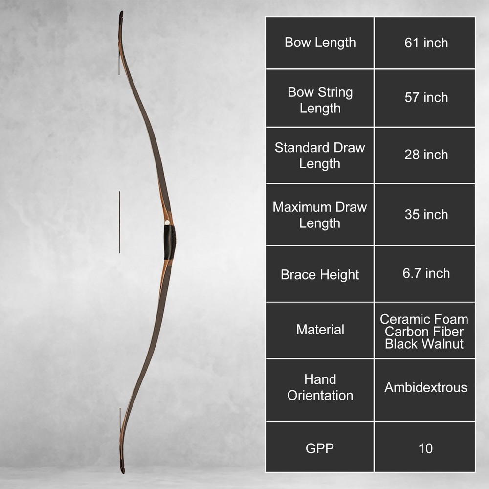 Triangle Assyrian Bow Babylon Handmade Laminated Traditional Bow For Competition