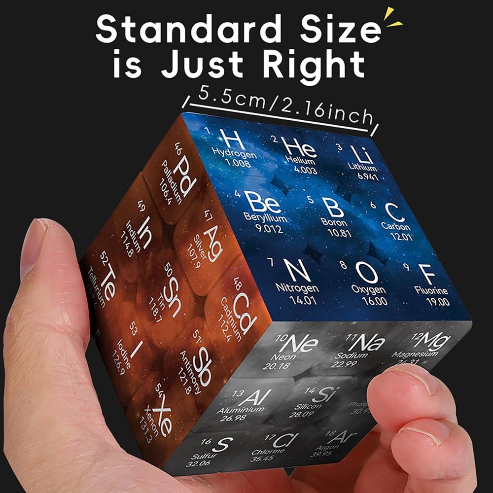 Periodic Table 3x3 Speed Cube, UV Printing Element Cube Magic Cube...