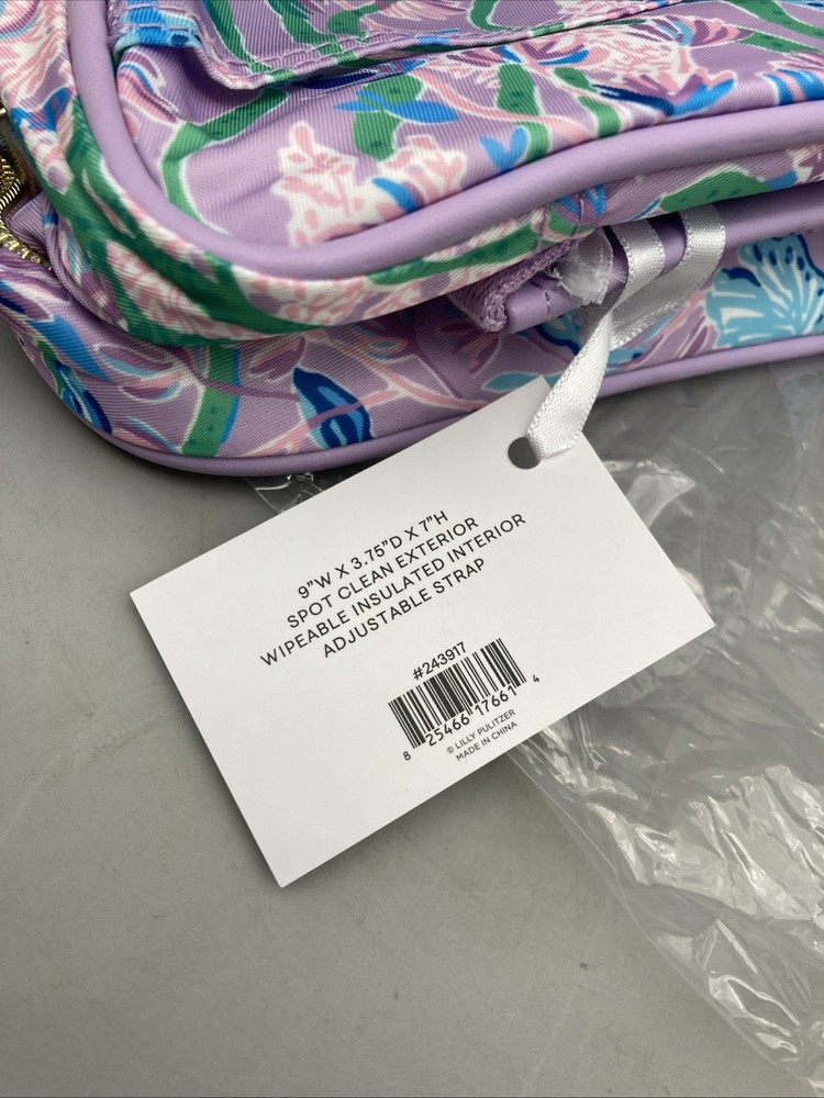 Lilly Pulitzer Lunch Box With Adjustable Strap Brand New