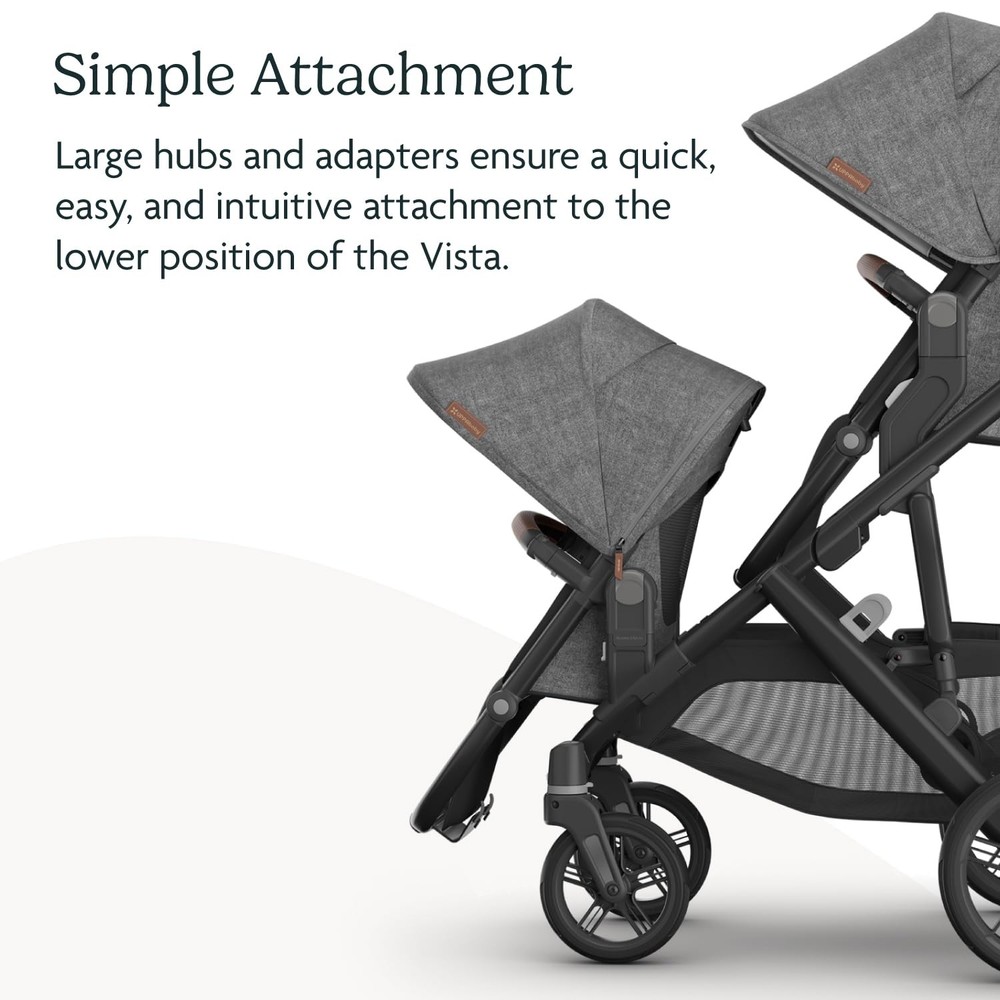 UPPAbaby RumbleSeat V3 Second Lower Noa (Navy/Carbon Frame/Saddle Leather)