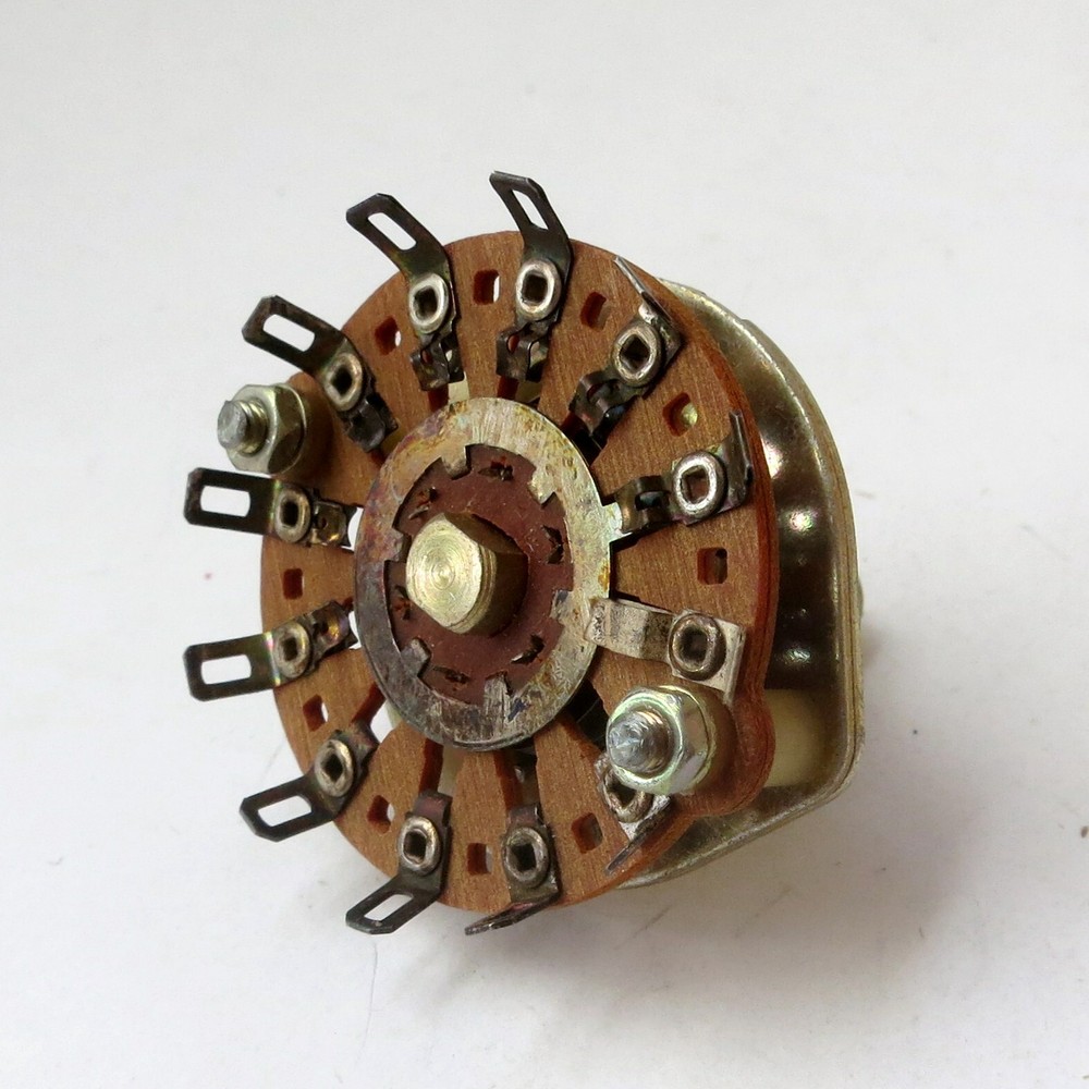 Ledex 7 position 1 pole rotary switch