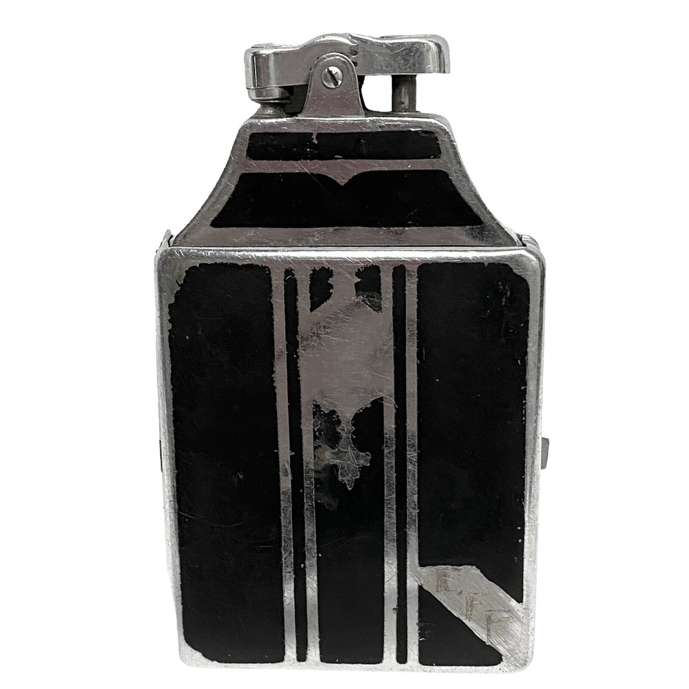 Vintage Ronson Cigarette Case Lighter Combination Monogrammed 1930s Untested